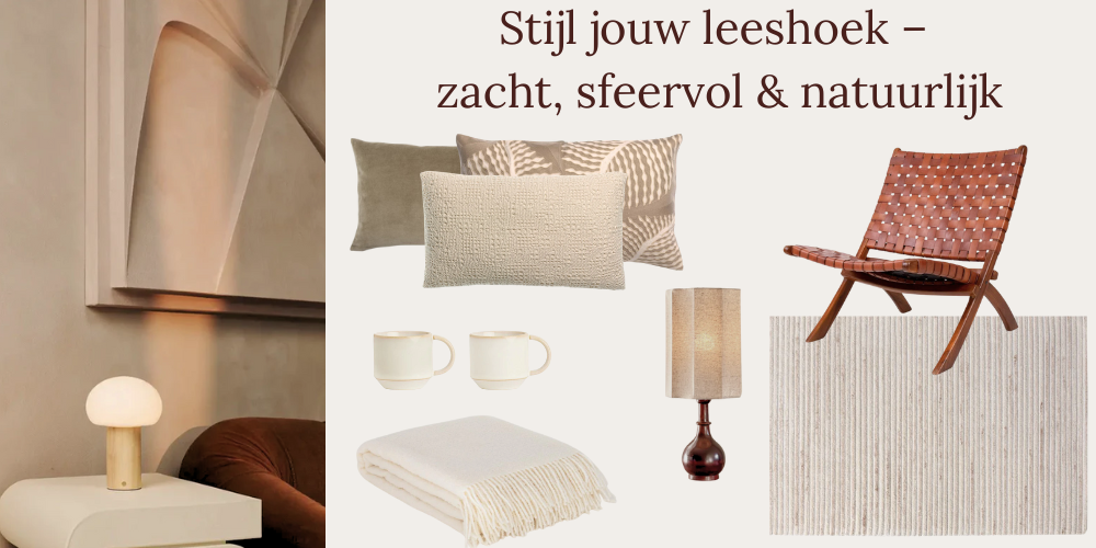 Hoe maak je een knusse leeshoek in huis – tips van Noii HOME