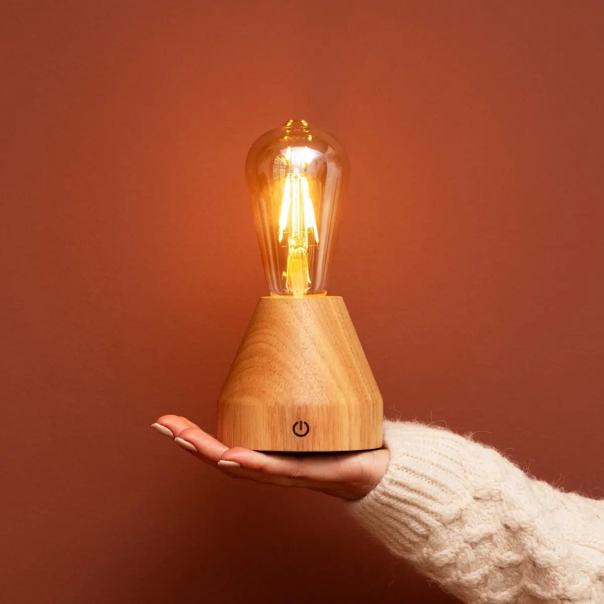 zavi lichtbruine oplaadbare tafellamp – tavellio amsterdam Tavellio - Amsterdam