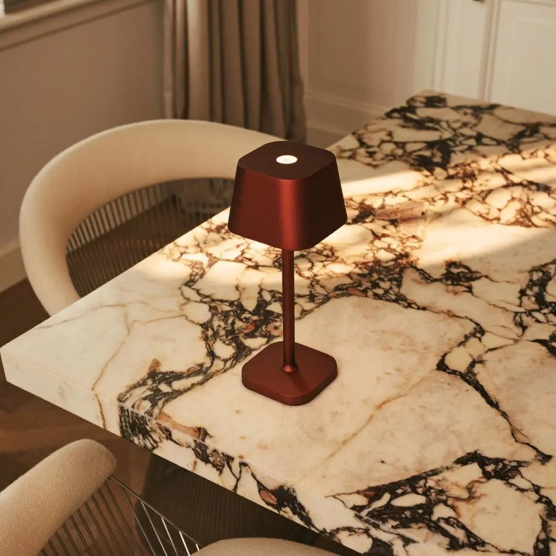 Ava Bronzen Oplaadbare Tafellamp | Stijlvol, draadloos en dimbaar Tavellio - Amsterdam