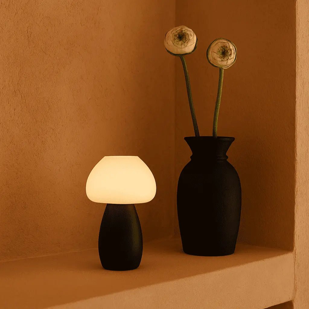 Bear Dark Bruin Stijlvol oplaadbare lamp-draadloos, dimbaar, milieuvriendelijk ontwerp Tavellio - Amsterdam