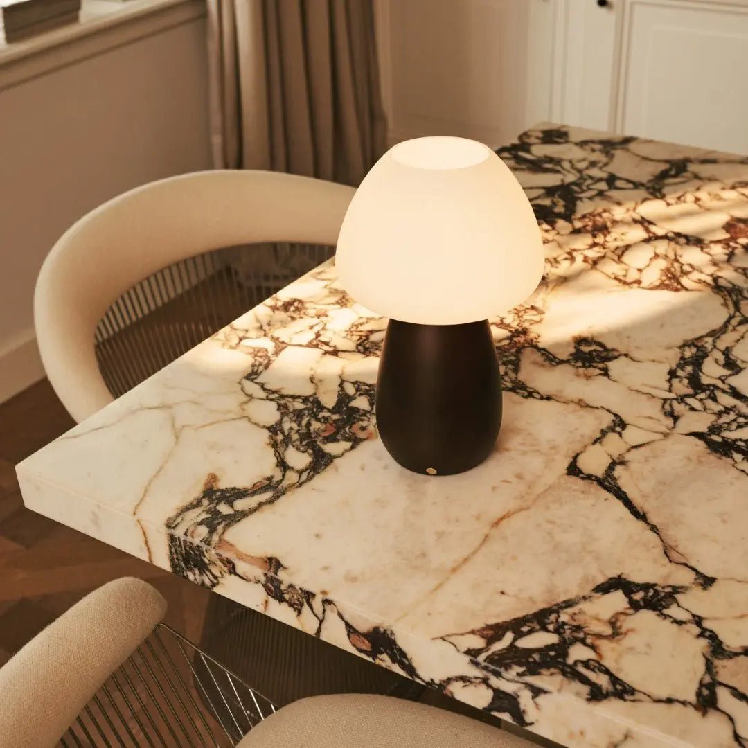 Bear Dark Bruin Stijlvol oplaadbare lamp-draadloos, dimbaar, milieuvriendelijk ontwerp Tavellio - Amsterdam