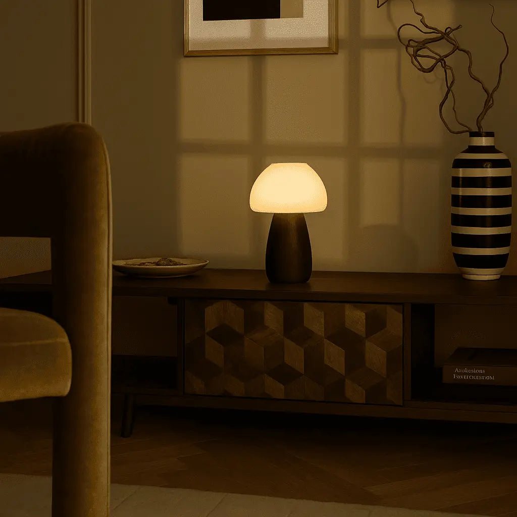 Bear Dark Bruin Stijlvol oplaadbare lamp-draadloos, dimbaar, milieuvriendelijk ontwerp Tavellio - Amsterdam