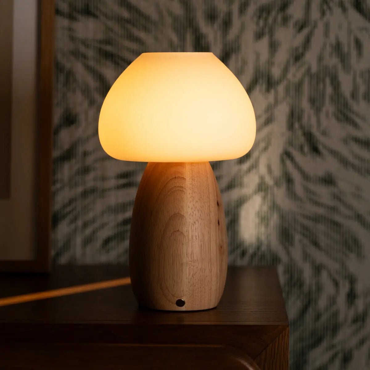 Beer lichtbruin stijlvol oplaadbare lamp-draadloos, dimbaar, milieuvriendelijk ontwerp Tavellio - Amsterdam