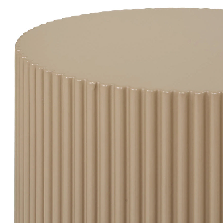 bijzettafel Farense – rond – beige - grijs – House Nordic House Nordic ApS