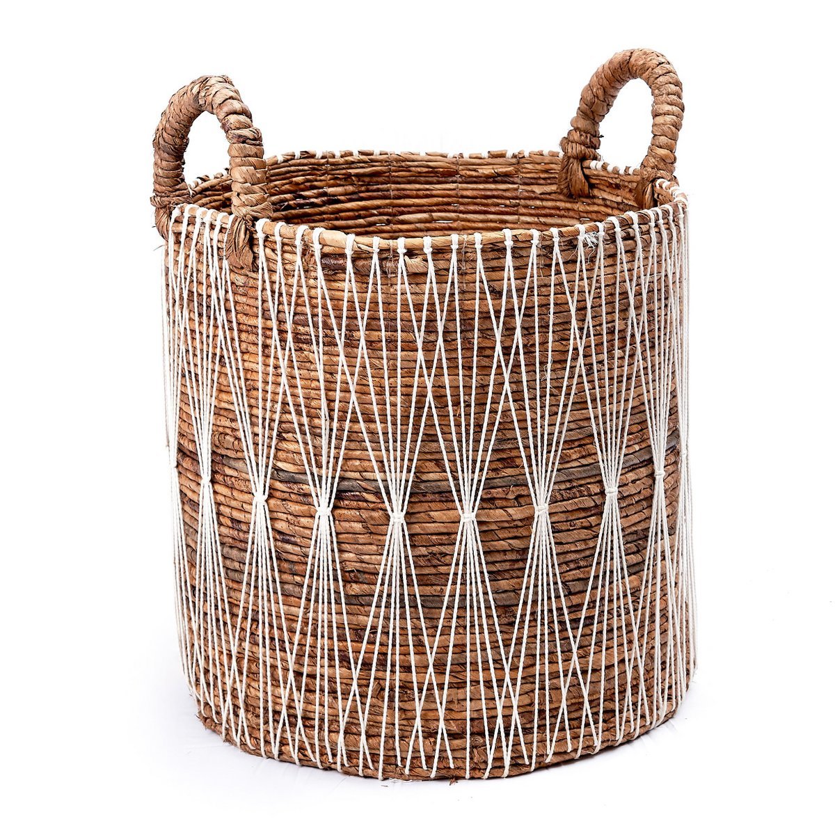 Boho wasmand | Plantenmand | Opbergmand MANDURO gemaakt van bananenvezel (3 maten) Soeji