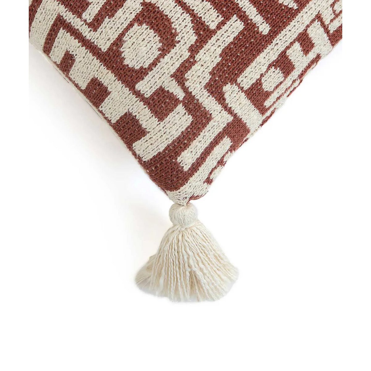 Brown & Beige – Cushion Cover / Kussenhoes – Ethnic Pattern – 45×45 cm – Urbane Hide Urbane Hide