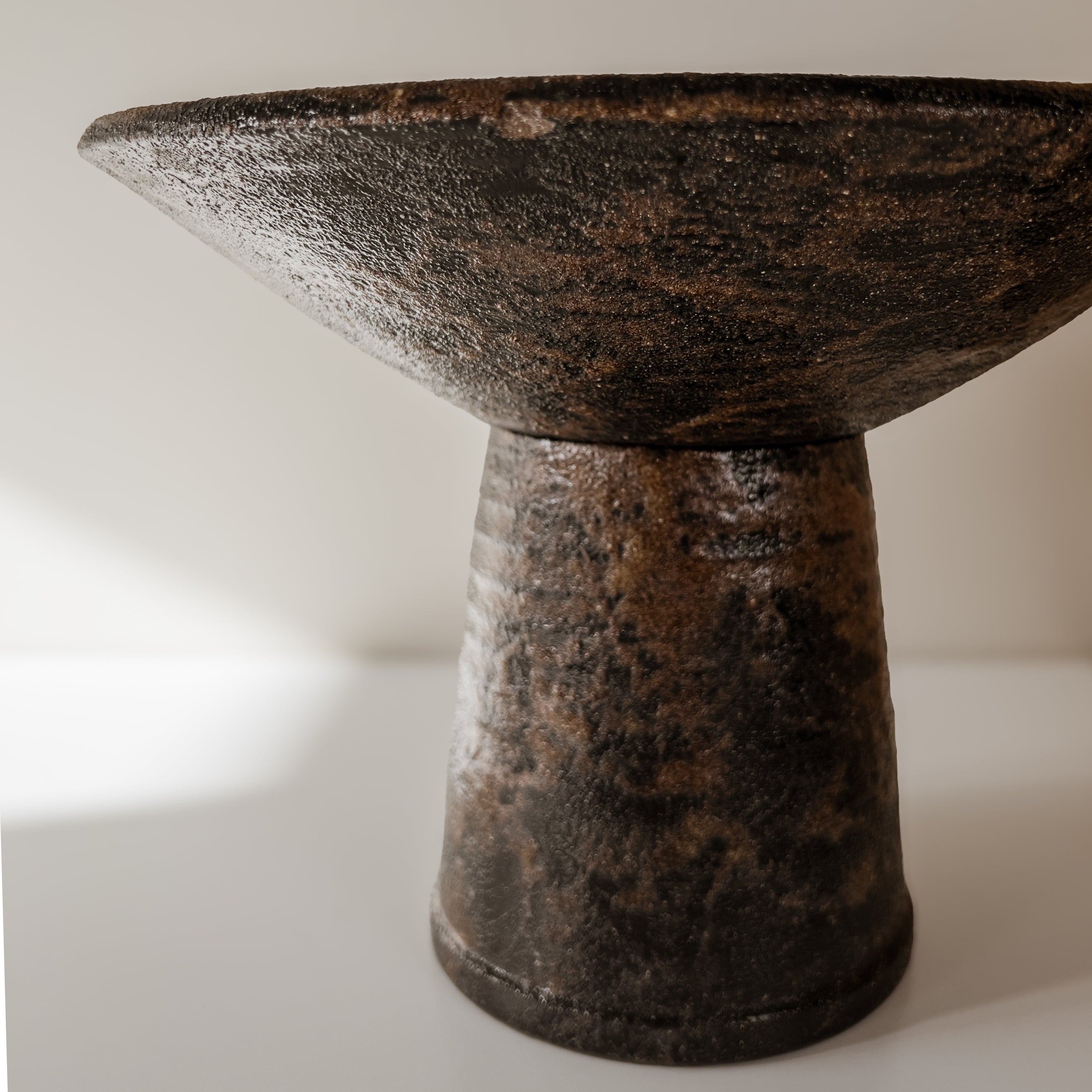 Brutalist mid-century kaarsenstandaard – sculpturaal keramiek – duitsland, jaren ‘60 Noii HOME