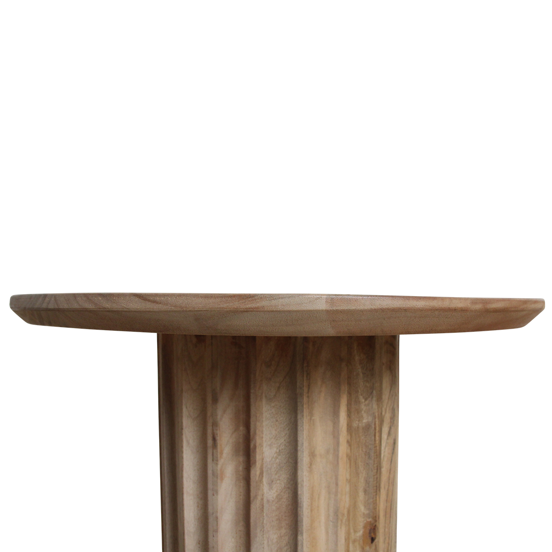 Bullnose bijzettafel naturel 50 cm Raw Materials