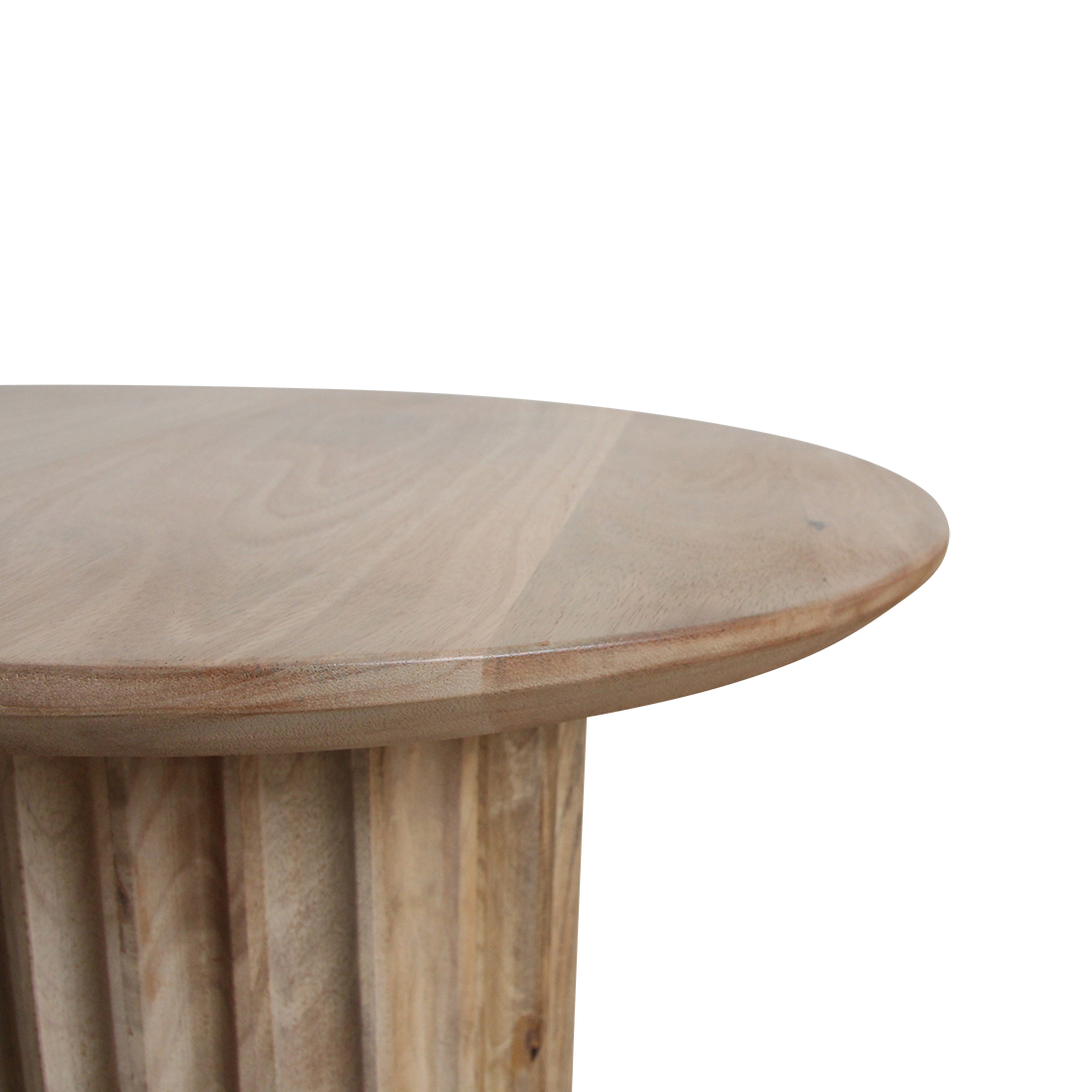 Bullnose bijzettafel naturel 50 cm Raw Materials