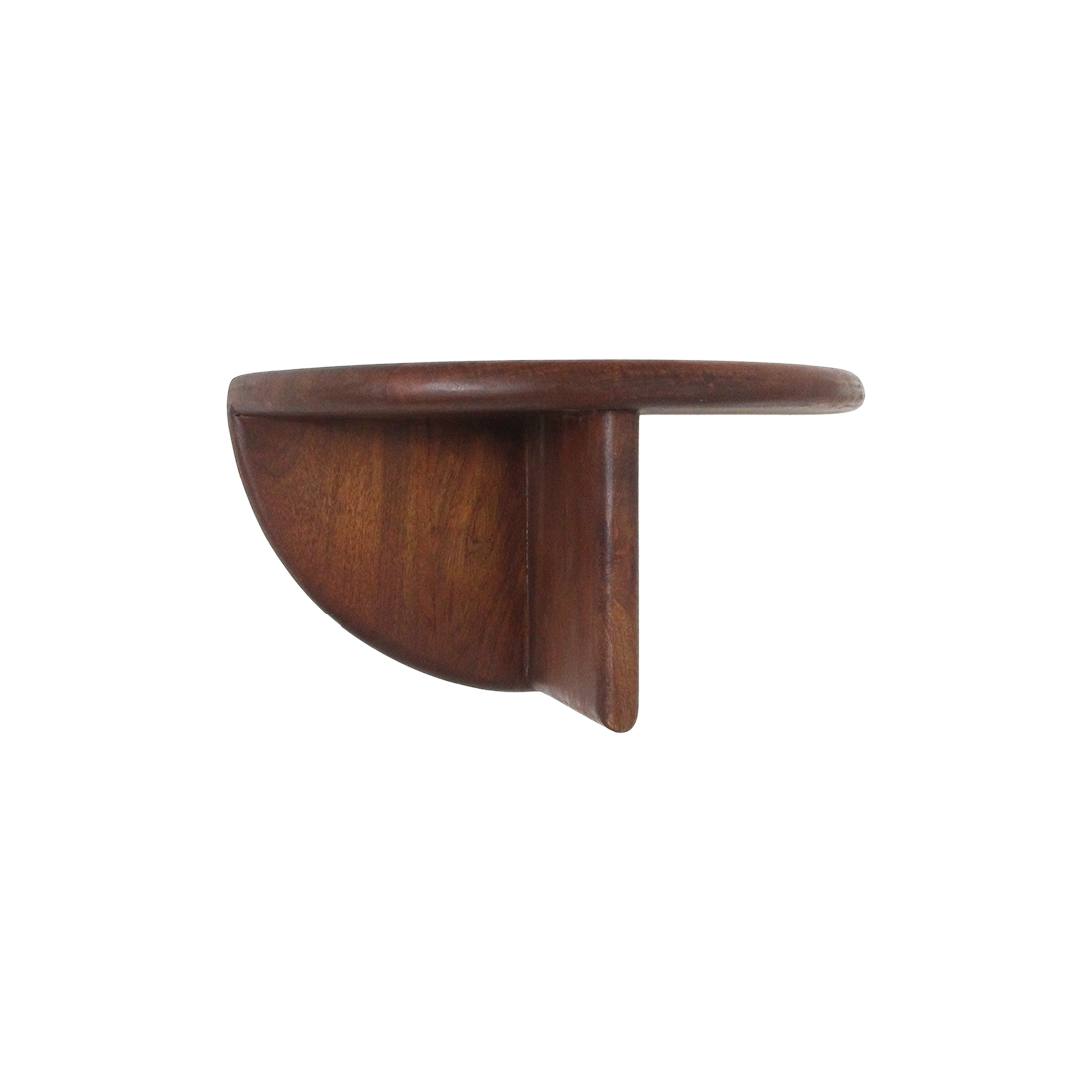 Bullnose mangohouten wandplank - 38x19x19 cm Raw Materials