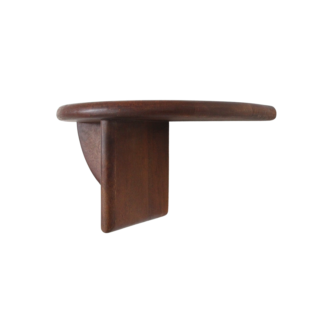 Bullnose mangohouten wandplank - 38x19x19 cm Raw Materials