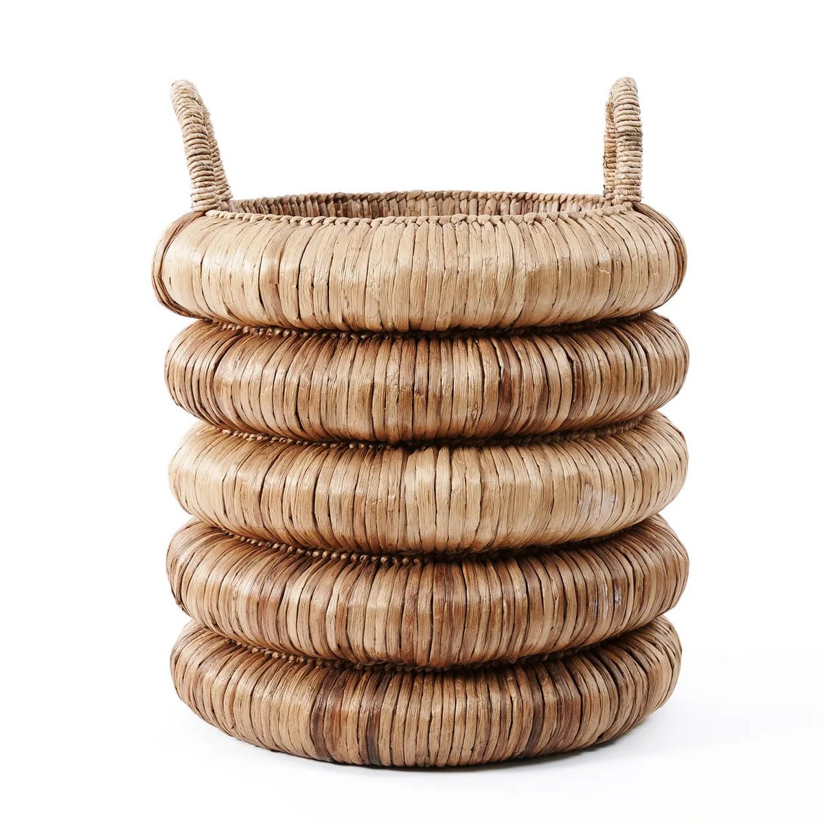 chunky Mand – luxe design mand van waterhyacint - Bazar Bizar Bazar Bizar Living