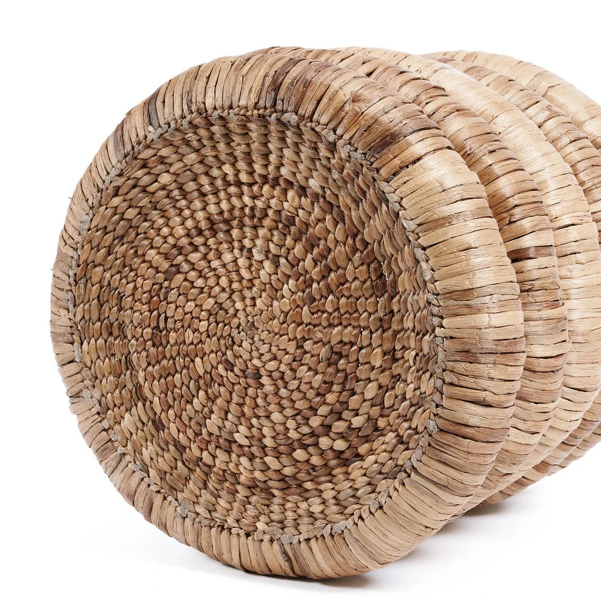 chunky Mand – luxe design mand van waterhyacint - Bazar Bizar Bazar Bizar Living