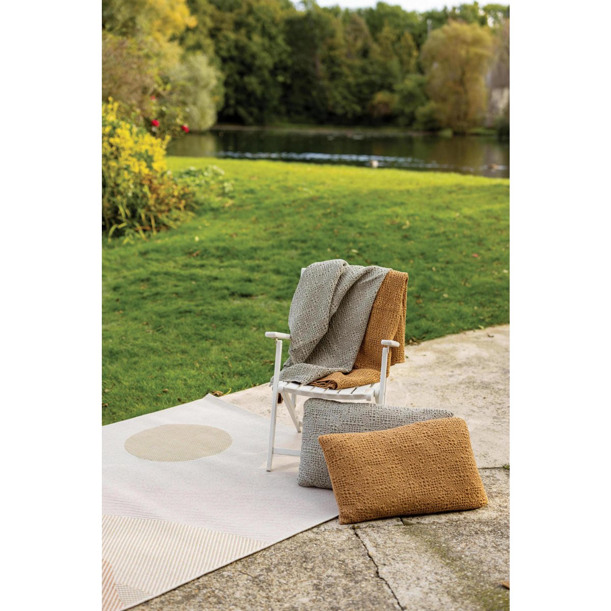 Coussin stonewashed Tana Pinede 40 x 65 VIVARAISE