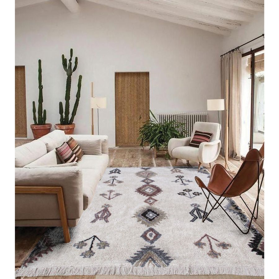 dawlish vloerkleed – ivoire/multi – 100% katoen - 160x230 VIVARAISE