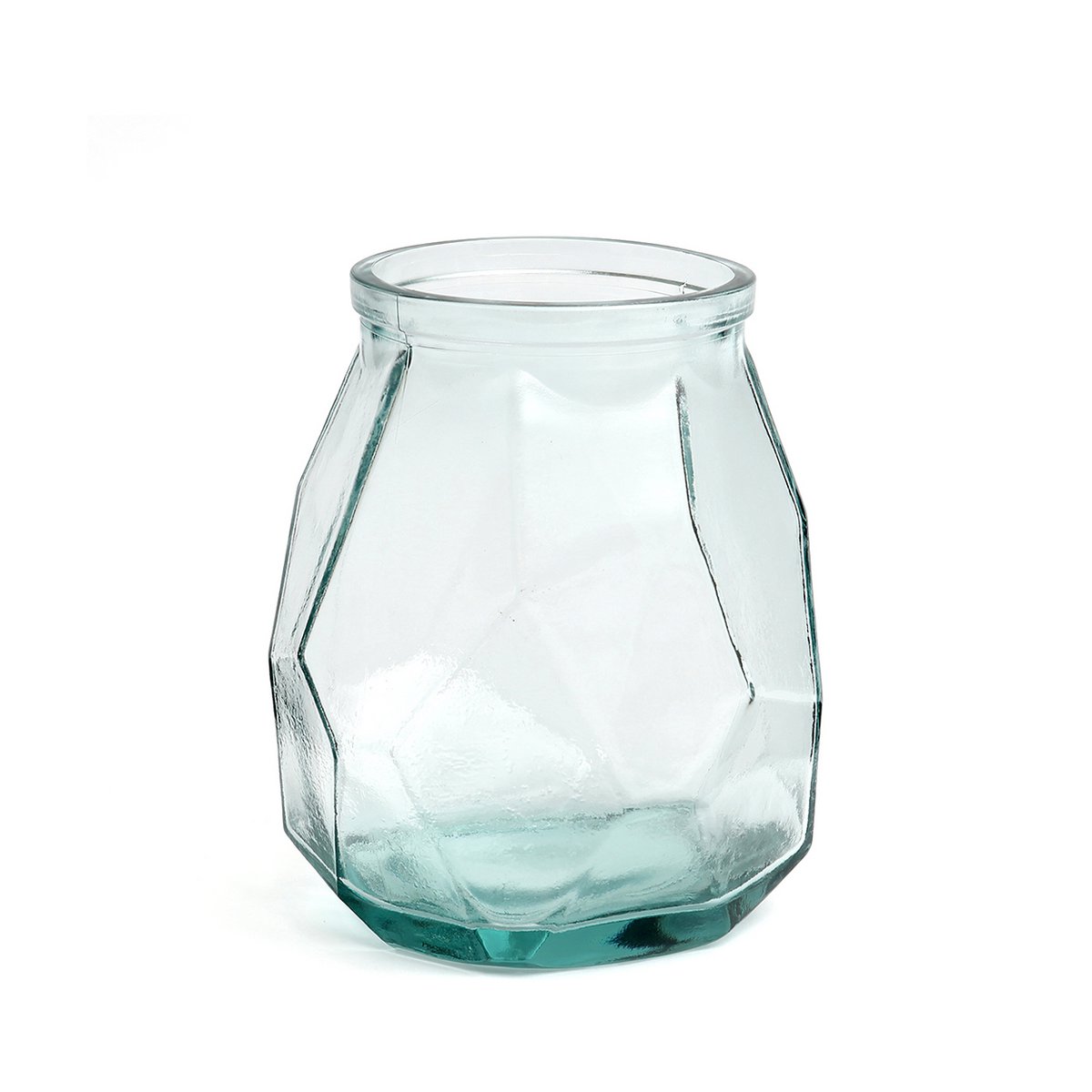 De Brede Origami Vaas - Blauw Bazar Bizar Living