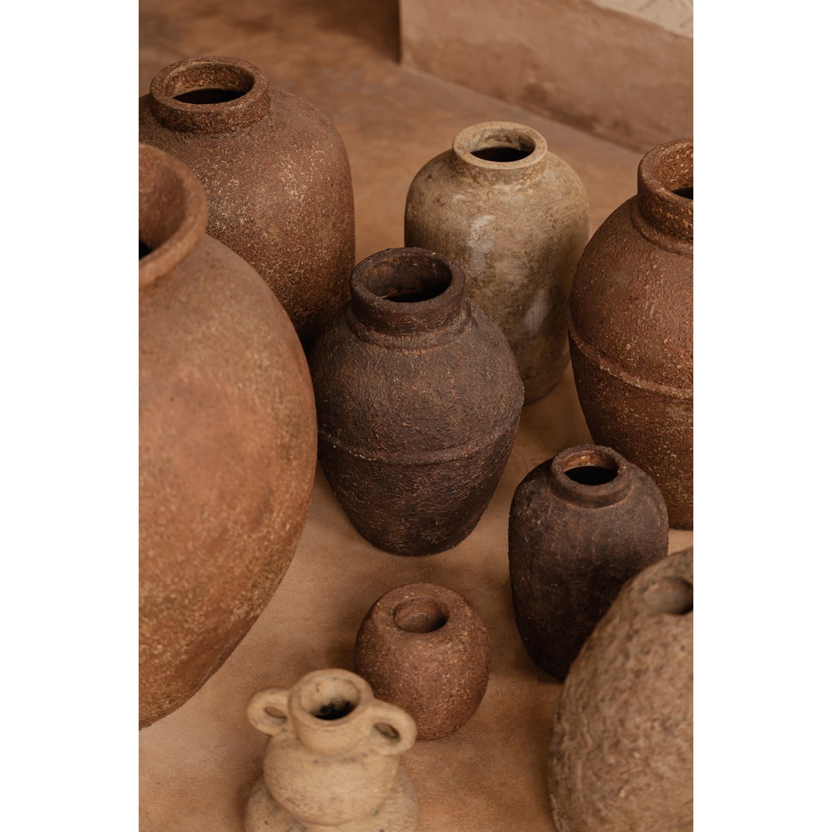 De Clay Echo Vaas - Crème - M Bazar Bizar Living