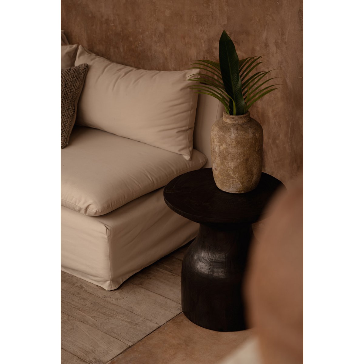 De Clay Echo Vaas - Crème - M Bazar Bizar Living