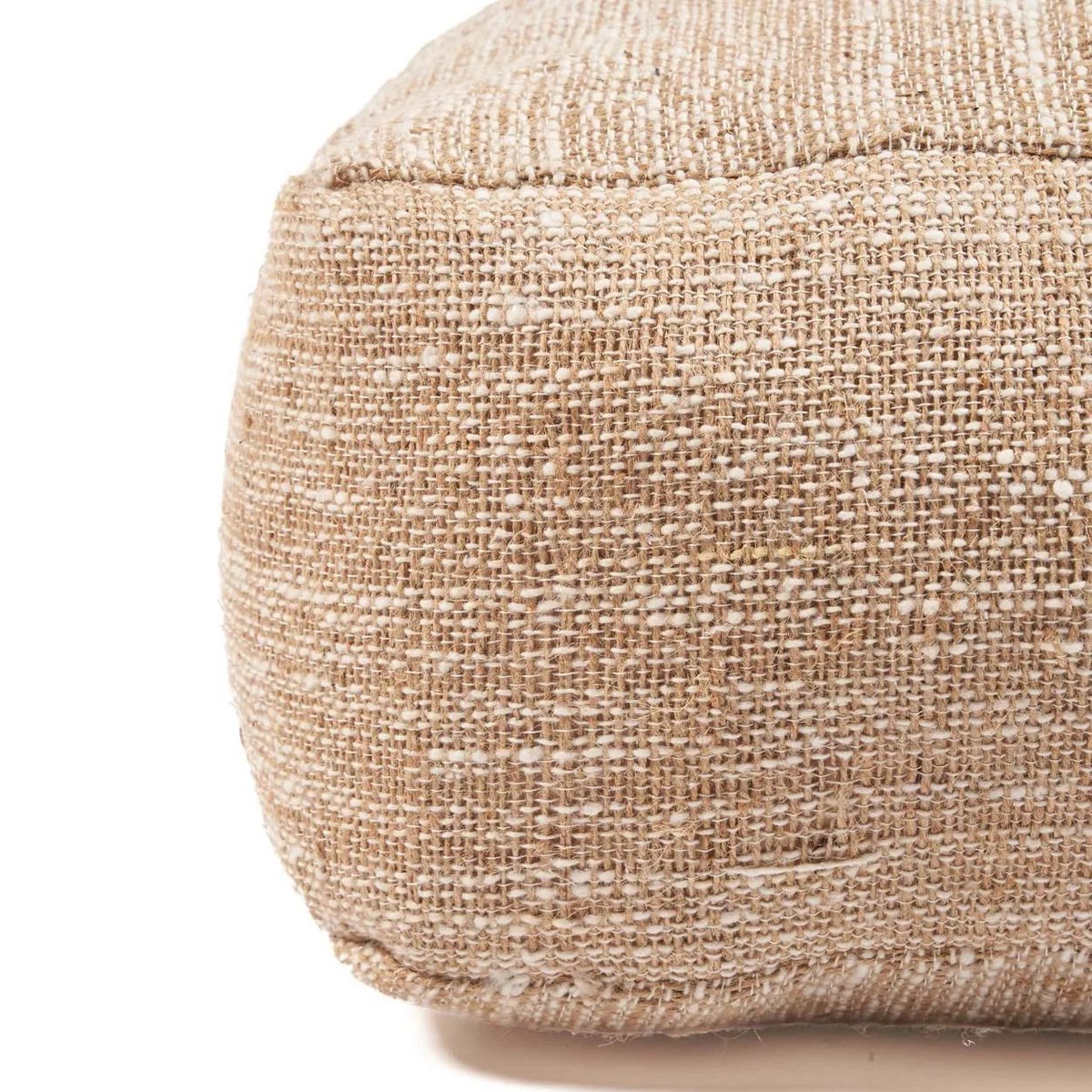 De comfortabele poef - Beige Bazar Bizar Living