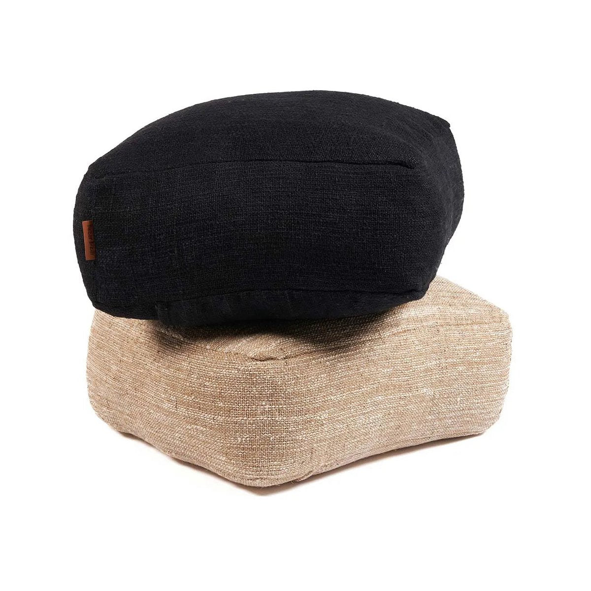 De comfortabele poef - Beige Bazar Bizar Living