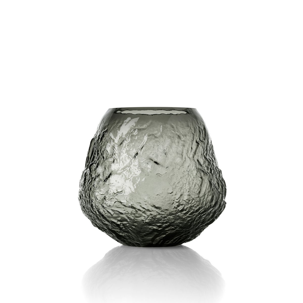 De Earth Crater Vaas - Zwart - L Bazar Bizar Living