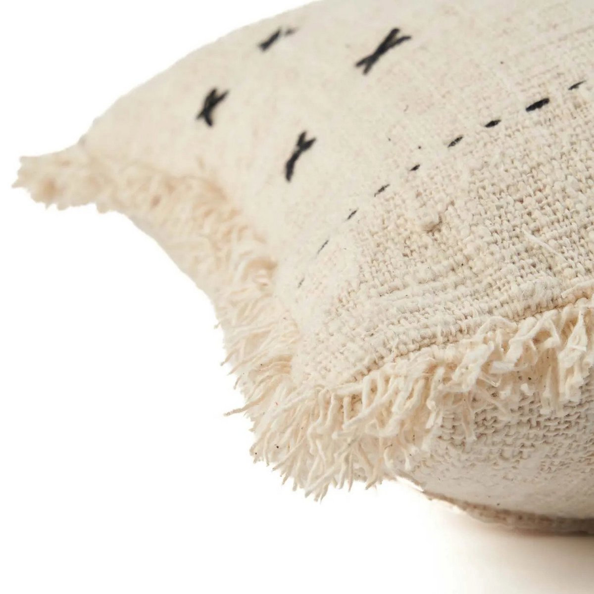 De French Kiss Kussenhoes - Natuurlijk Zwart Bazar Bizar Living