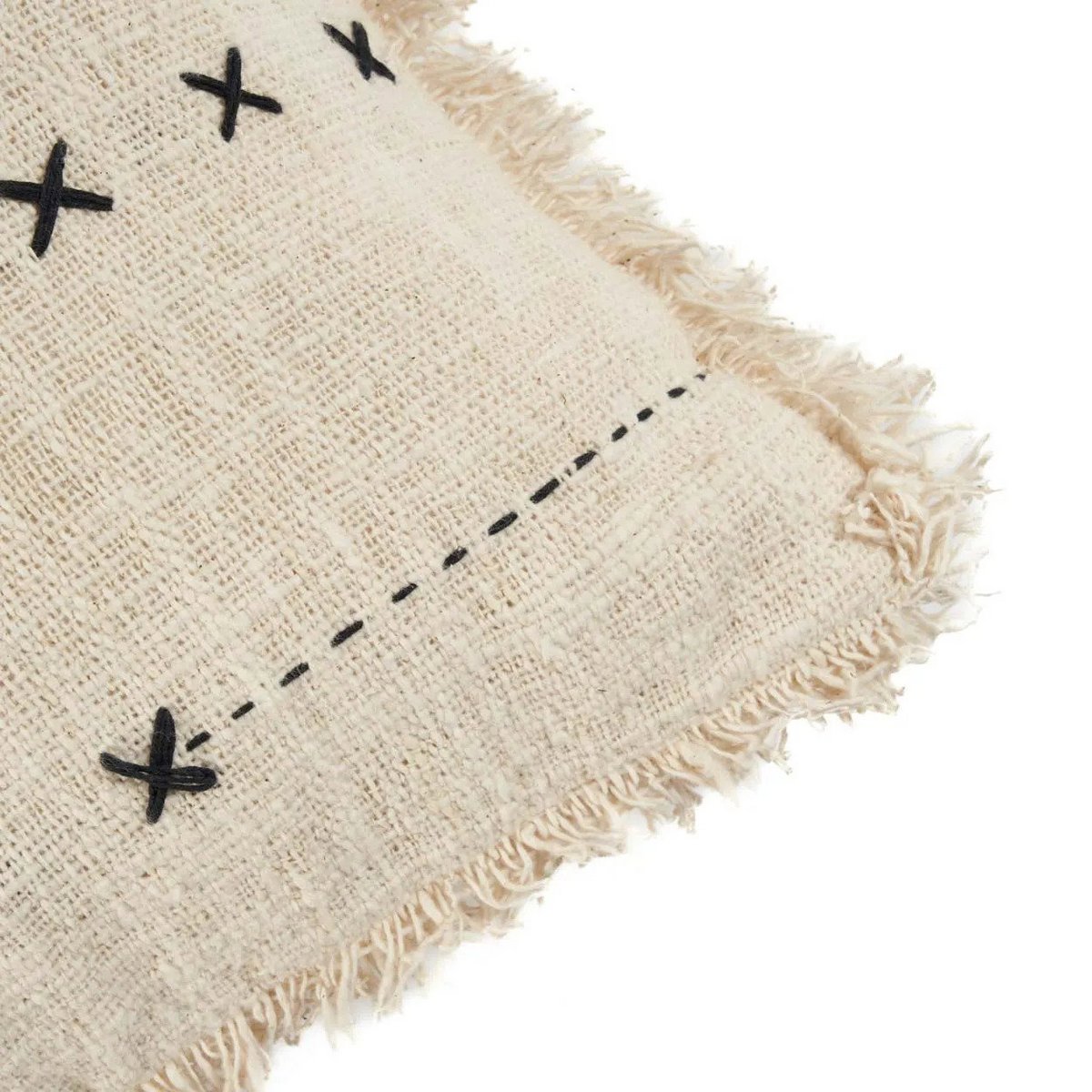 De French Kiss Kussenhoes - Natuurlijk Zwart Bazar Bizar Living