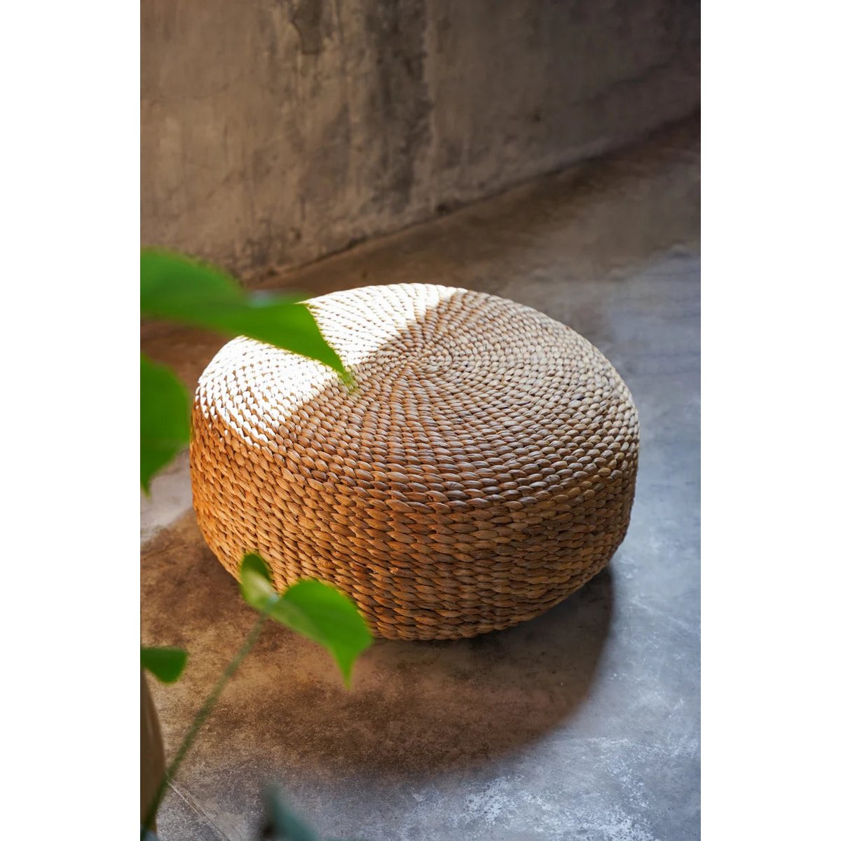 De Hyacint Poef - Naturel - M Bazar Bizar Living
