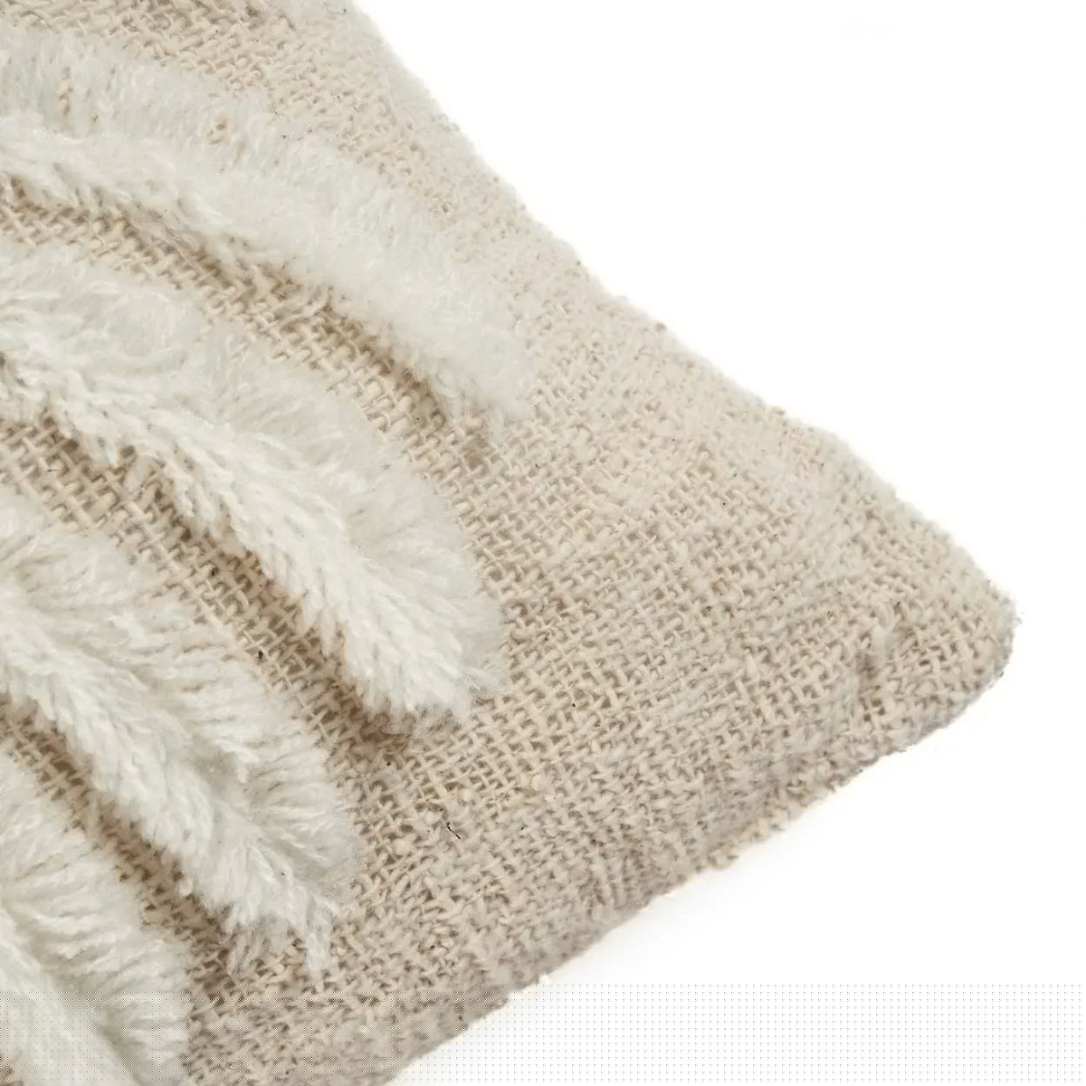 De Isla Palm Kussenhoes - Natuurlijk Wit Bazar Bizar Living
