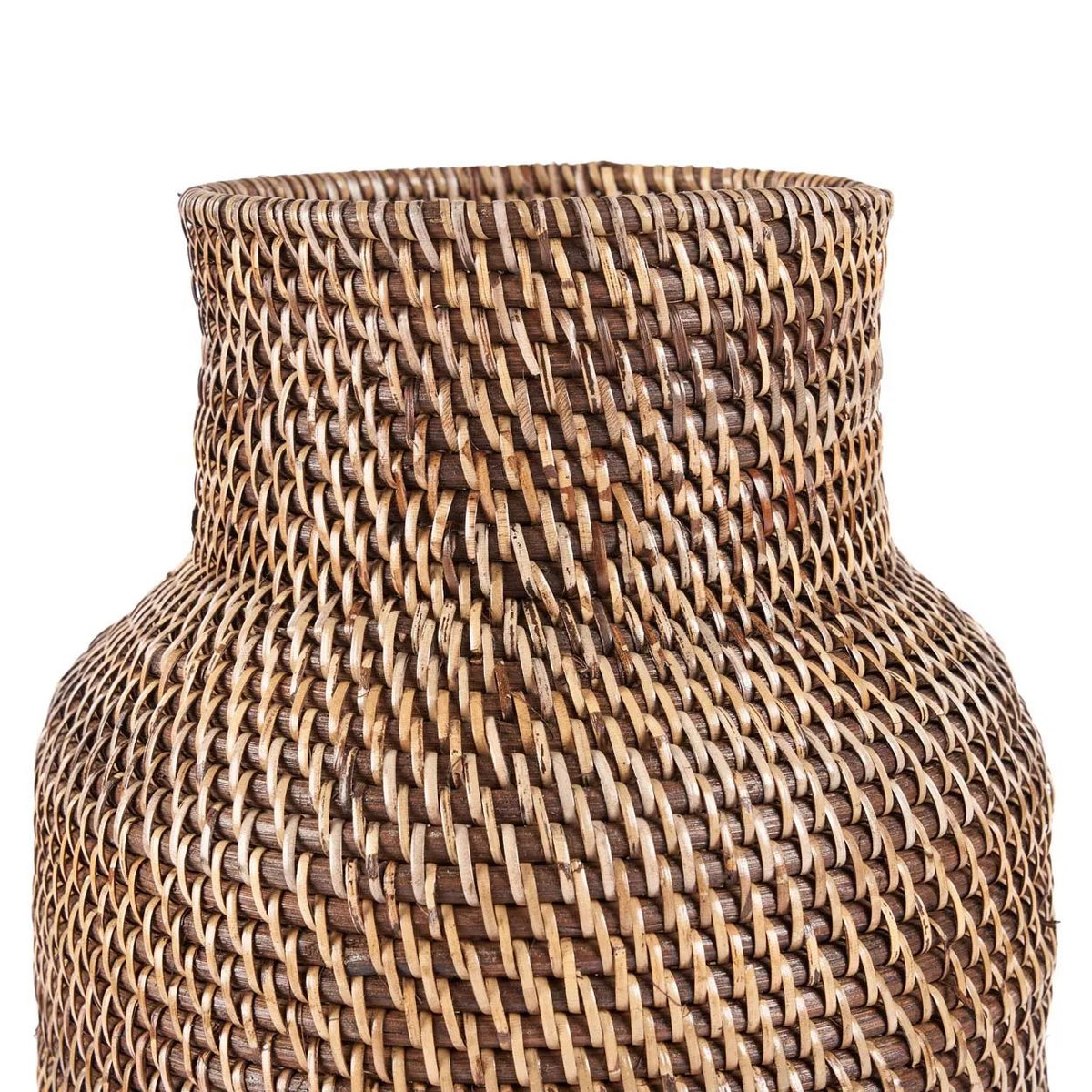 De koloniale paraplu -mand - natuurlijk bruin Bazar Bizar Living