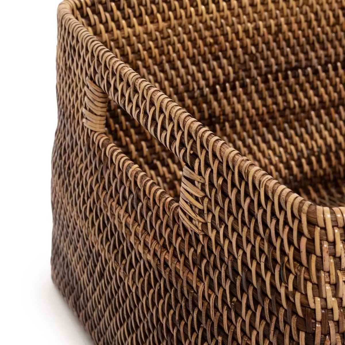 De Koloniale Tijdschriftenmand - Naturel Bruin - XL Bazar Bizar Living