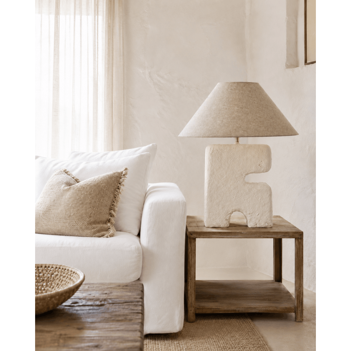 De L’Objet Tafellamp - Wit - L Bazar Bizar Living