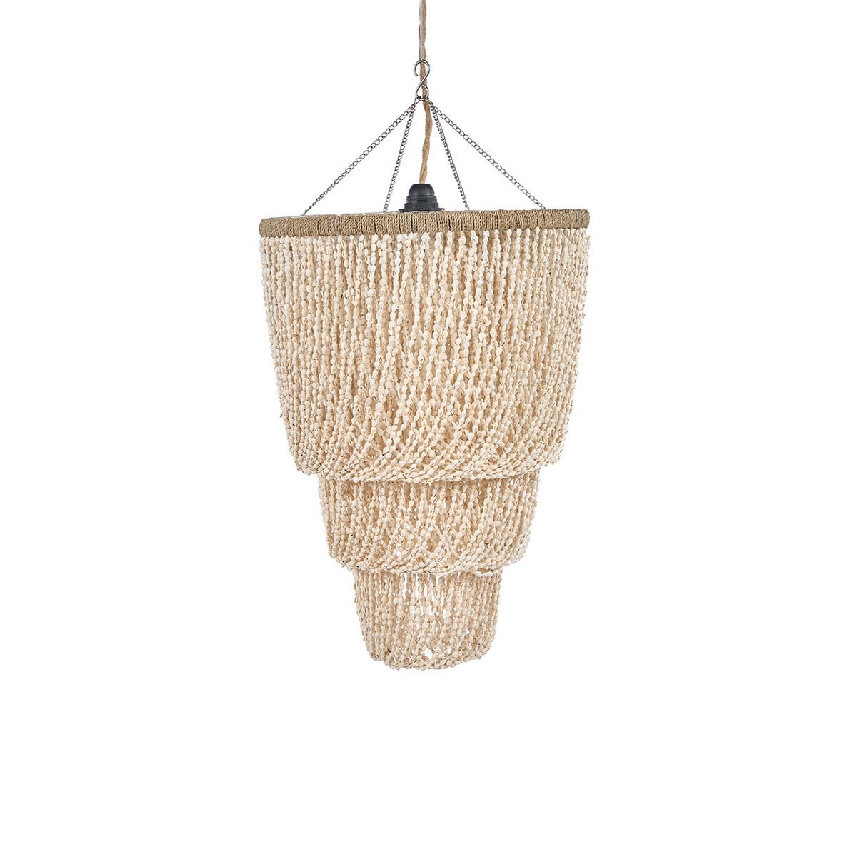 De Lagoon Shell-kroonluchter - Naturel - M Bazar Bizar Living