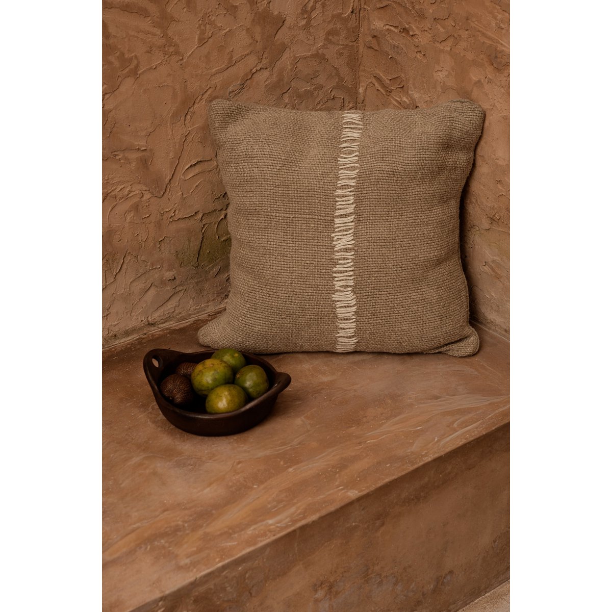 De linnensteekkussenhoes - natuurlijk wit Bazar Bizar Living