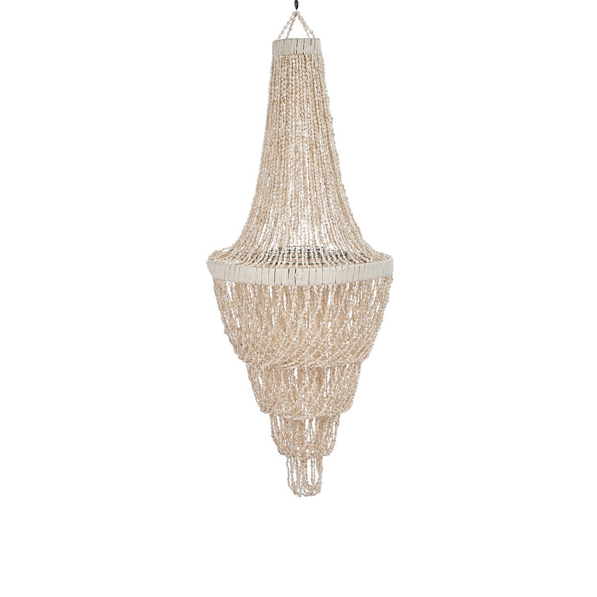 De Ocean Tower Shell Kroonluchter - Naturel - L Bazar Bizar Living