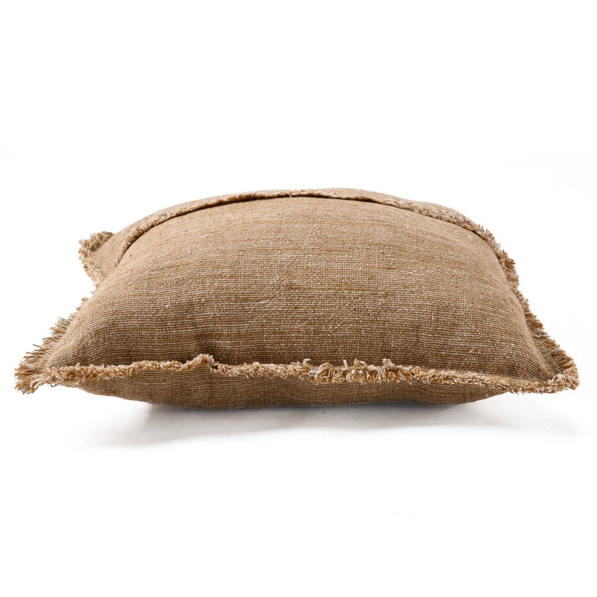 De Sahara Fringe Kussenhoes - Natuurlijk Bruin - 50x50 Bazar Bizar Living