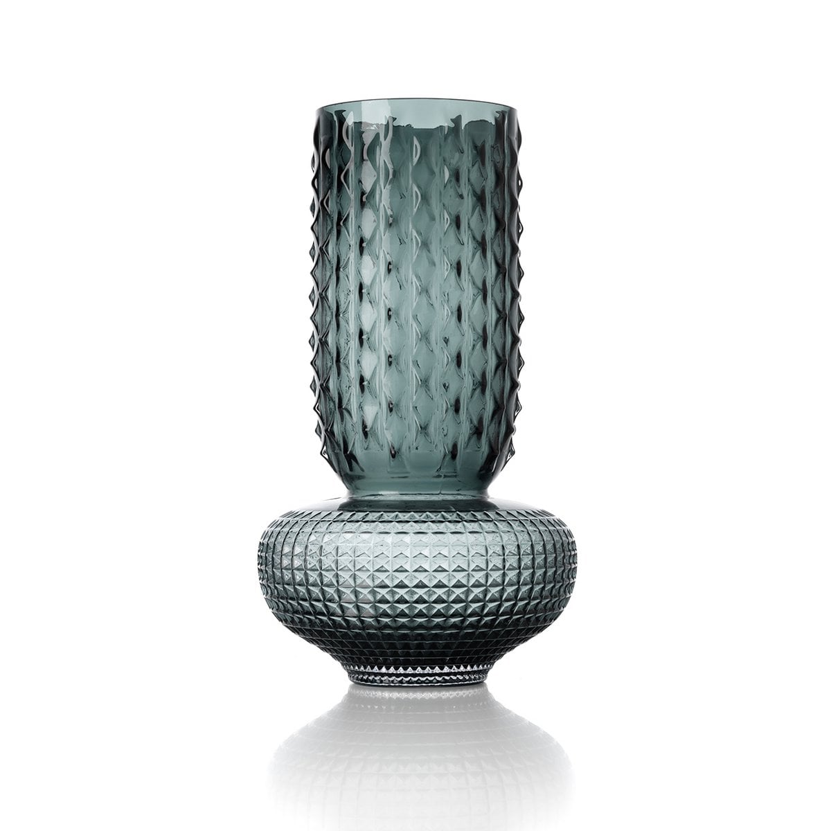 De Sapphire Jewel Vaas - Blauw - L Bazar Bizar Living