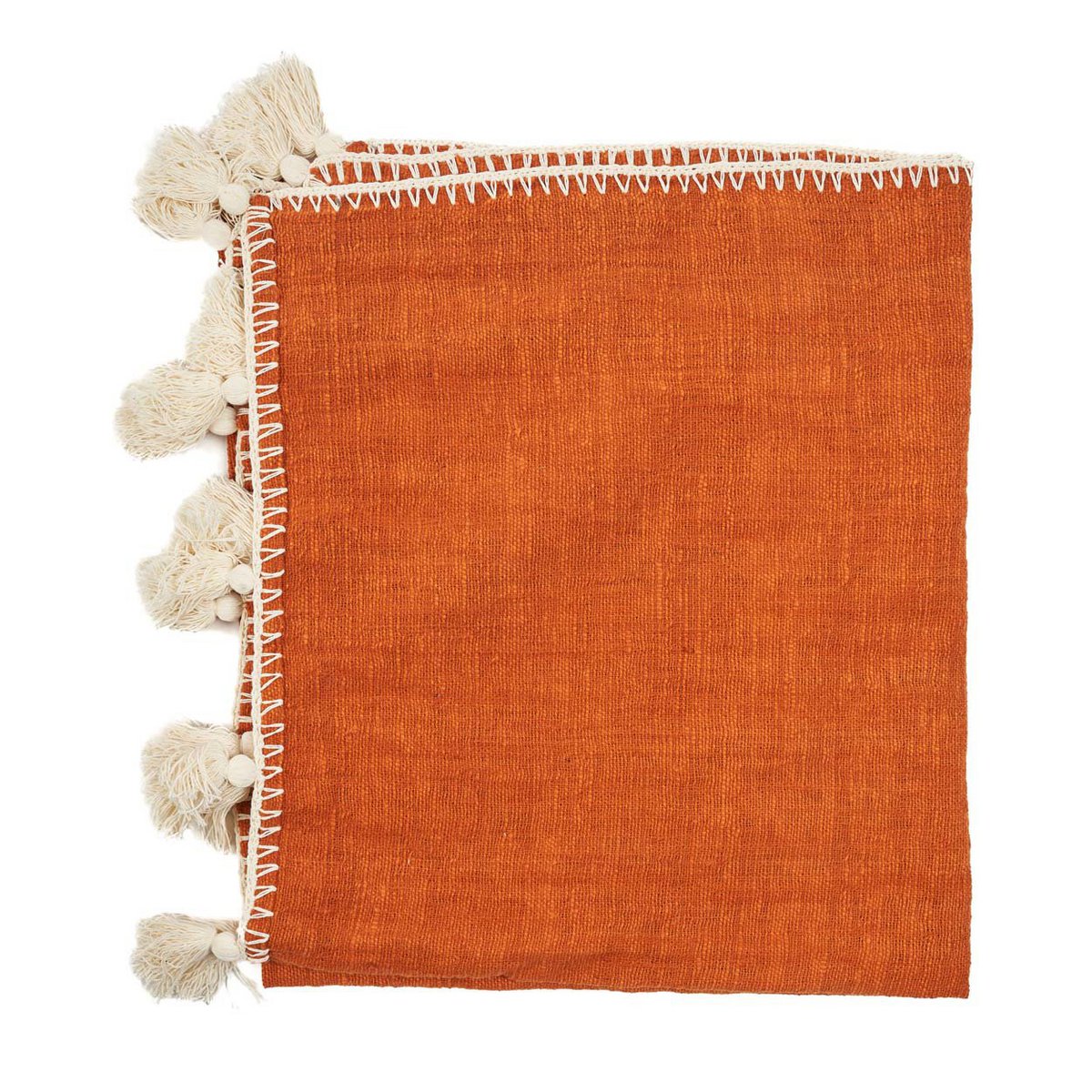 De Stitch Bedsprei - Terracotta Bazar Bizar Living