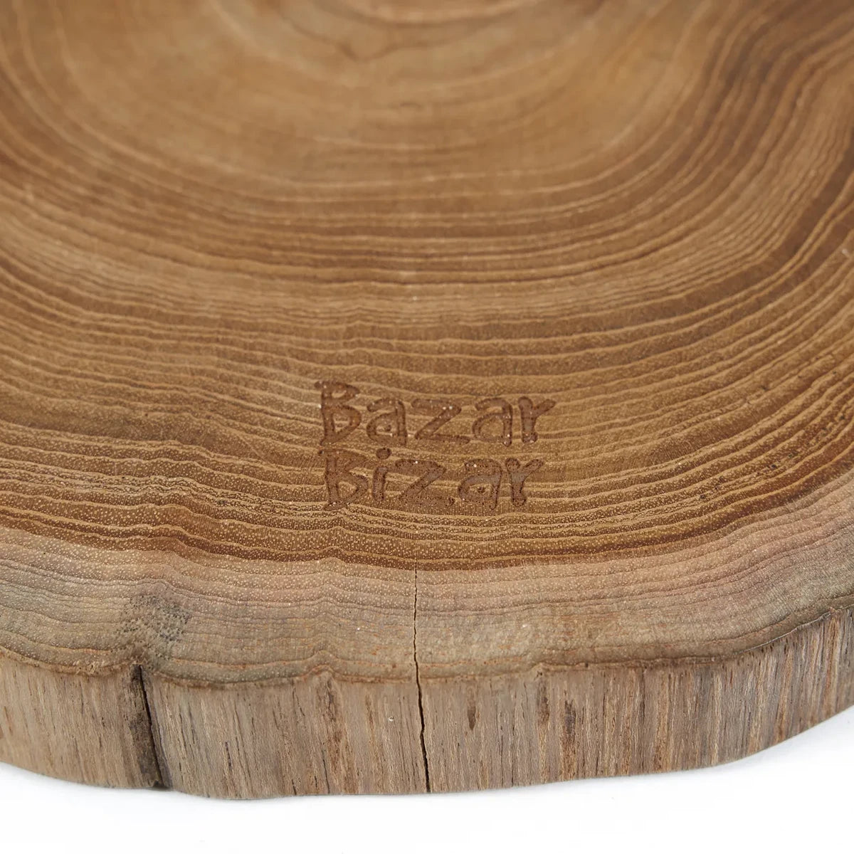 De Teakwortelsnijplank Bazar Bizar Living