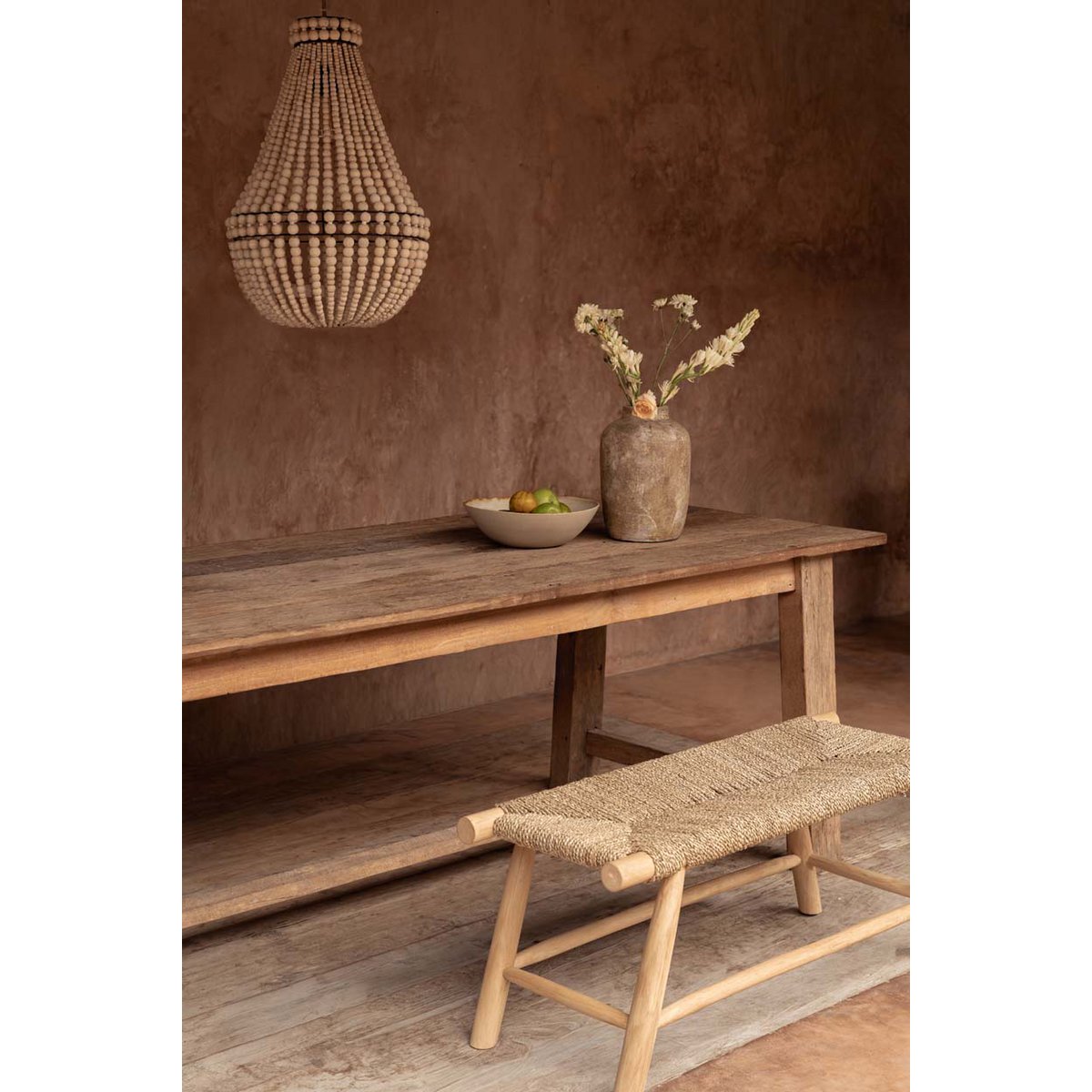 De Teardrop Kroonluchter - Naturel - M Bazar Bizar Living