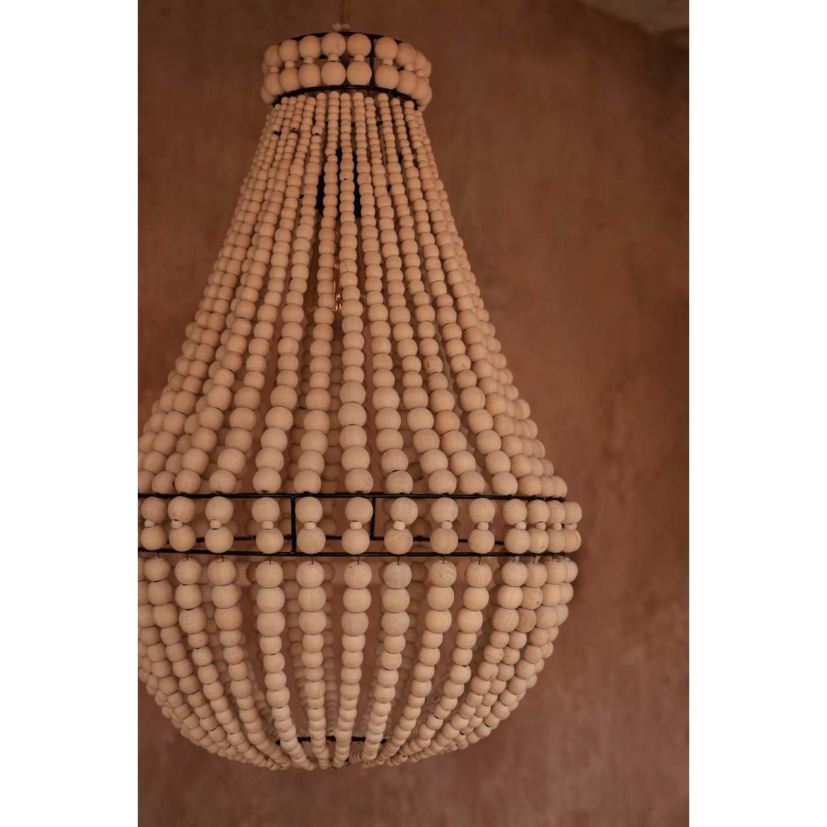 De Teardrop Kroonluchter - Naturel - M Bazar Bizar Living
