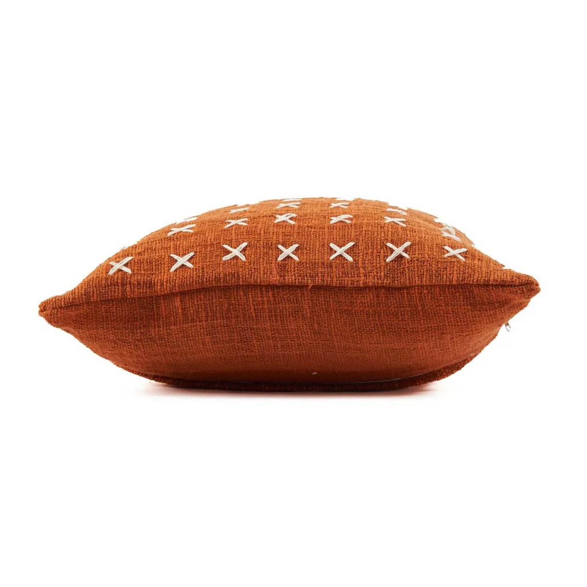 De Zillion Kiss kussenhoes - Terracotta wit Bazar Bizar Living