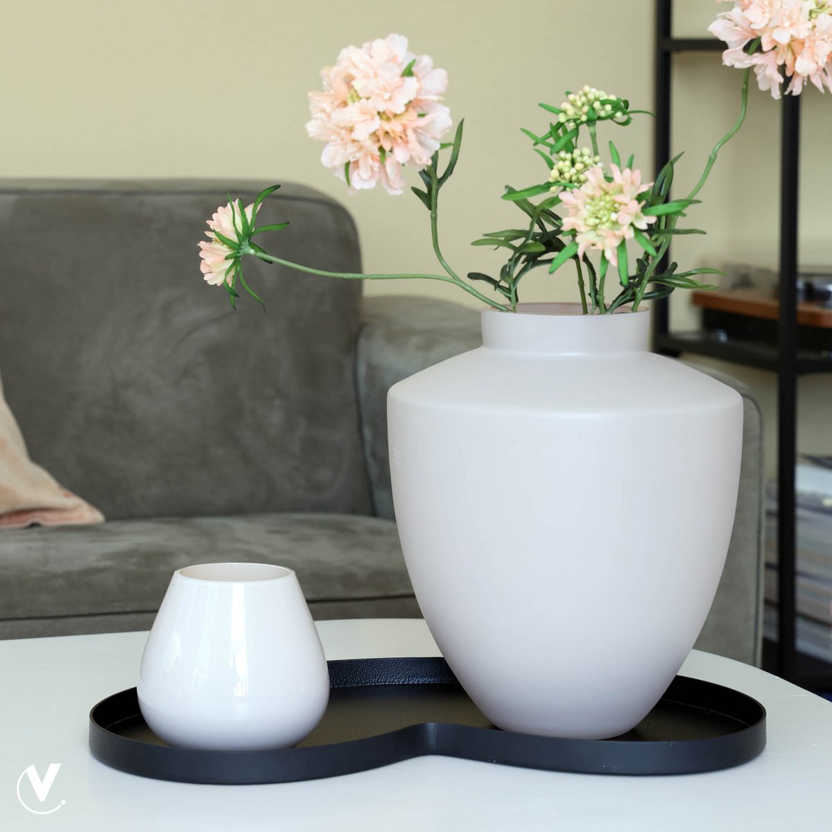 Dienblad - Villeta black Vase The World