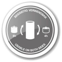 EDZARD Set van 4 theelichthouders, permanente kaars Cornelius, hoogte 8 cm, diameter 6 cm, hittebestendig tot 90 graden EDZARD-SHOP.com