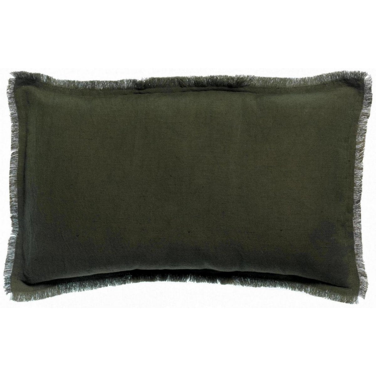 Effen kussen Laly Olive 30 x 50 VIVARAISE