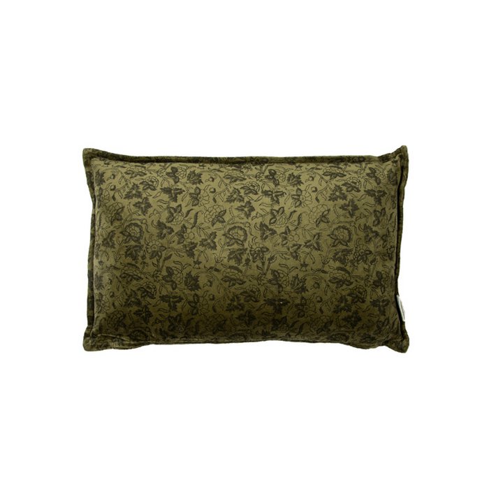 Fluwelen kussen Sonia mos 50x30 MrsBLOOM