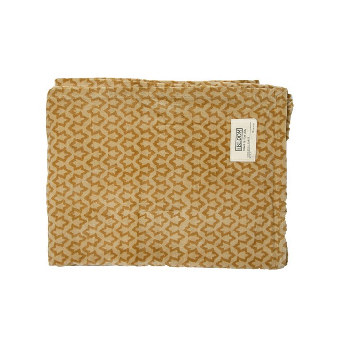 Fluwelen plaid Elena gember 130x170 MrsBLOOM