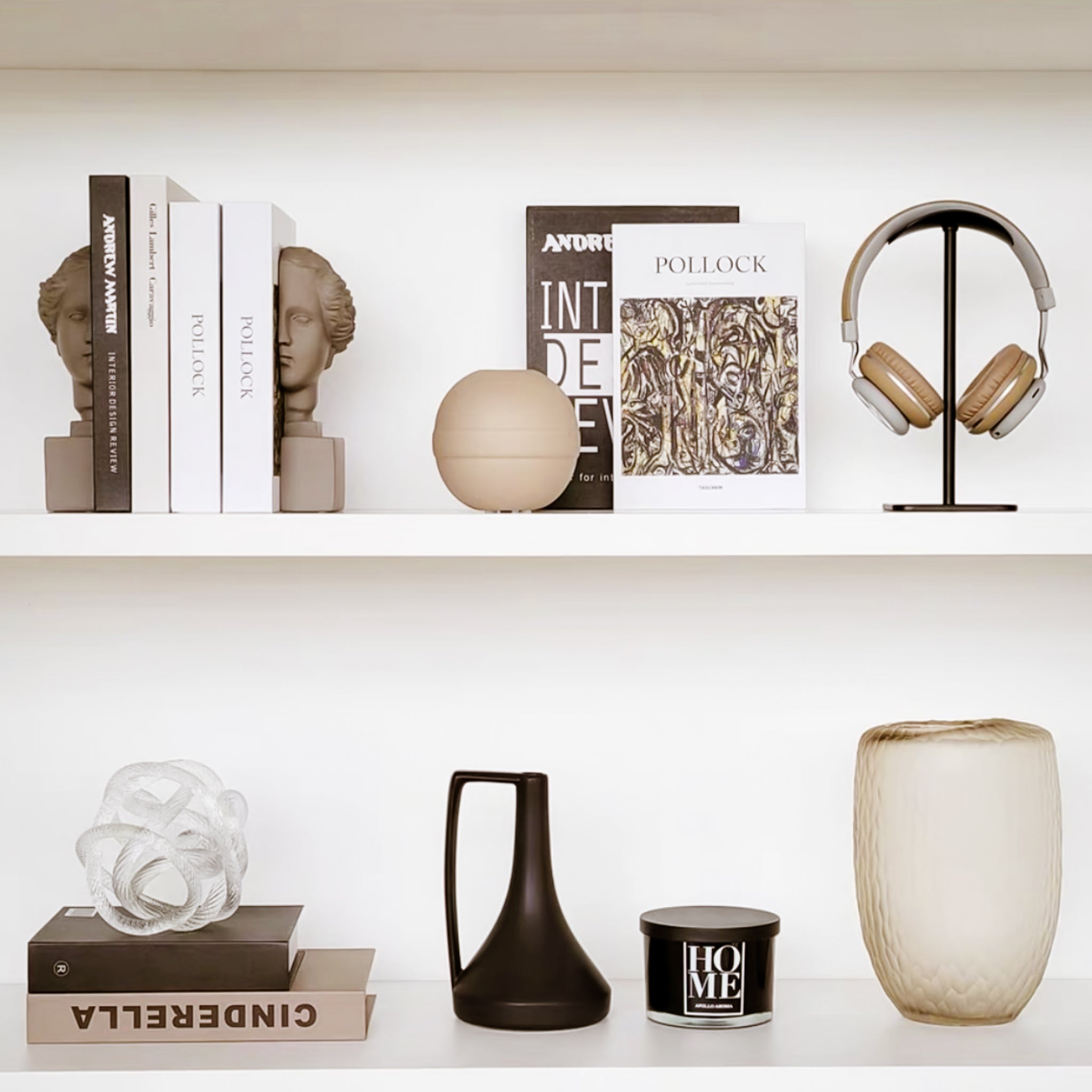 geknoopte glazen sculptuur - middelgroot - diameter: 15 cm QMF Trading