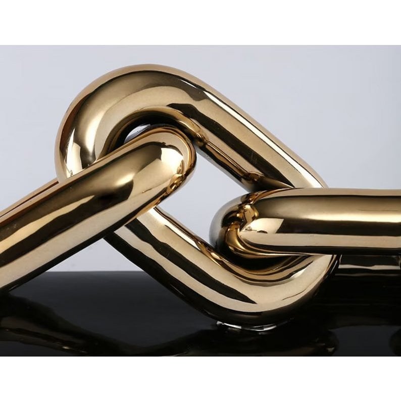 gouden ketting sculptuur - groot QMF Trading