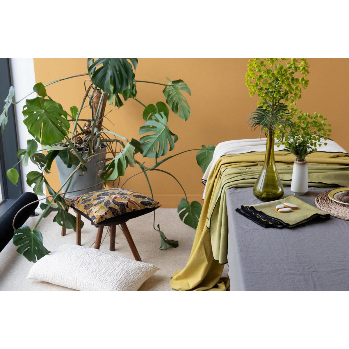 Grace Ficelle gerecycled tafelkleed 170 x 300 VIVARAISE